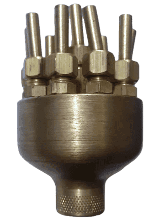10 Jet 2 tier (Step) flower fountain nozzle brass