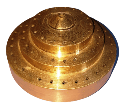 4 Tier (Step) Crown flower fountain nozzle Brass