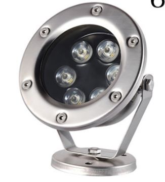 Stainless Steel Casing 6 Watt Warm 3000K