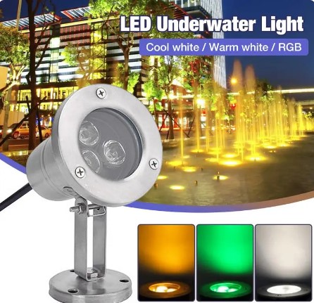 Stainless Steel Casing LED Light 3Watt