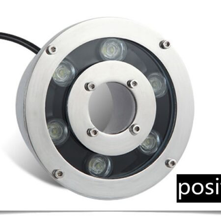 Aluminum + Stainless steel casing Submersible light 6watt warm white / RGB