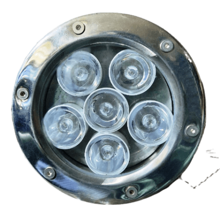 Stainless Steel Casing LED Light 18Watt warm white / RGB