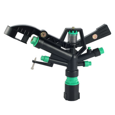 1" Plastic Impact Sprinkler with 4 spray nozzles