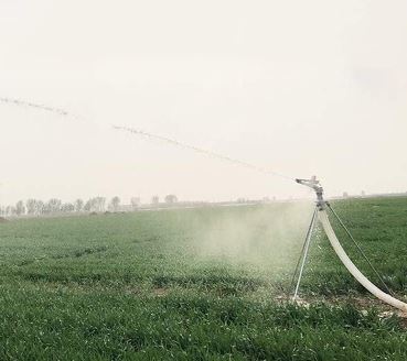 Py40 Irrigation Spray Gun Sprinkler, 360° Adjustable Water Sprinkler for Large-Scale